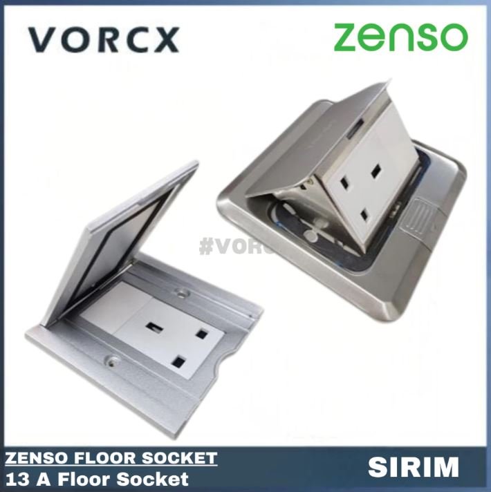 [SIRIM] Zenso 13A Floor Socket Pop Up Floor Socket