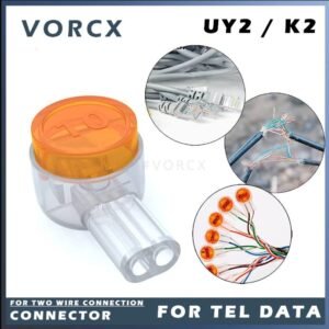 100pc UY2 K2 Wire Connector For Telephone Data CAT5e CAT6 Cable UY2 K2 Wire Connector For Telephone Data CAT5e CAT6 Cable