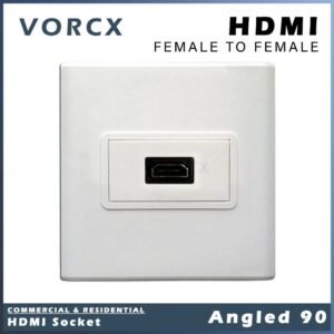 High Grade HDMI Socket (Female-Female) Angled 90