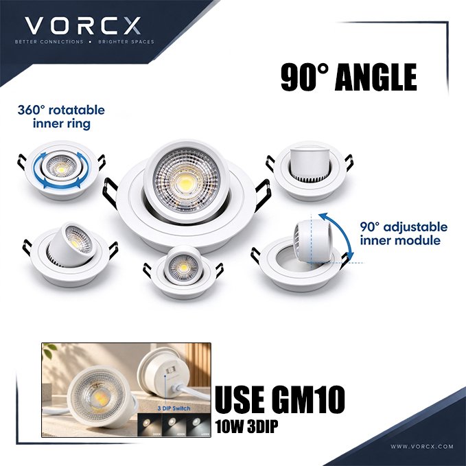 PerfectOne LY01 Adjustable Angle Spotlight Casing