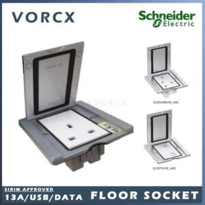 Schneider Floor Socket E228426 13A / E228USB426 13A USB / E228TRJ5E Tel Data