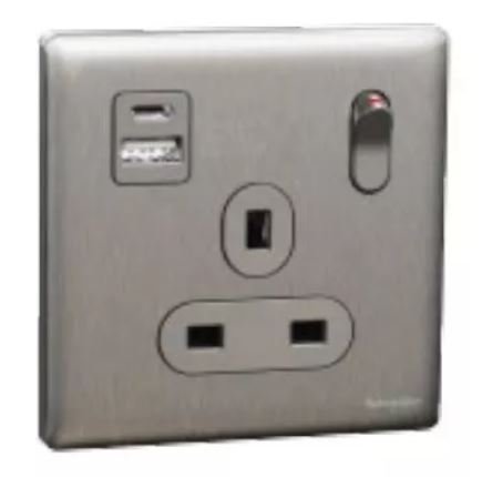 Schneider UNICA X Ultra Slim Switch (Stainless Steel) - Image 6